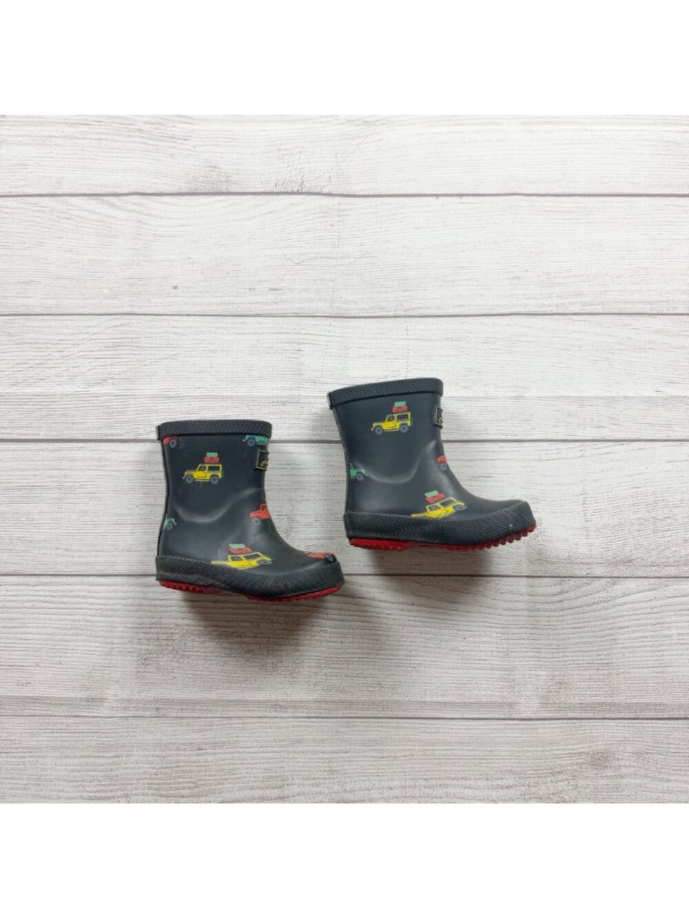Joules Baby Wellibob Boys Rain Boots Navy Car Print Toddler 5 - Picture 3 of 5